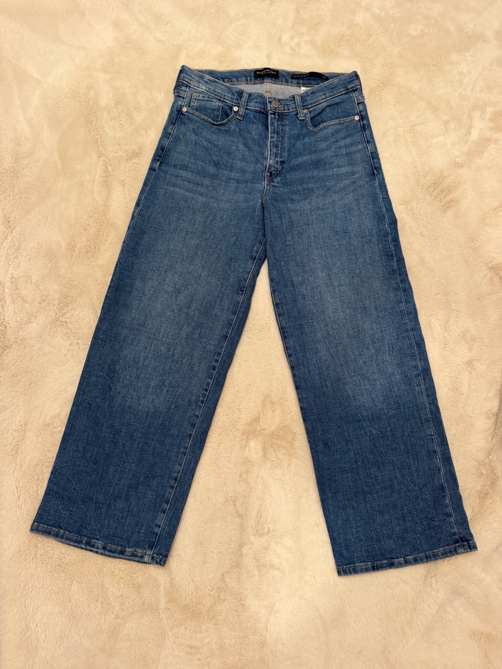 Banana Republic wide leg crop Women's Jeans - Blue